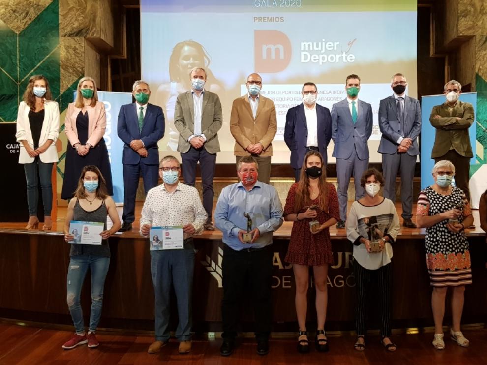 Imagen de la gala de entrega de los premios Mujer y Deporte 2020