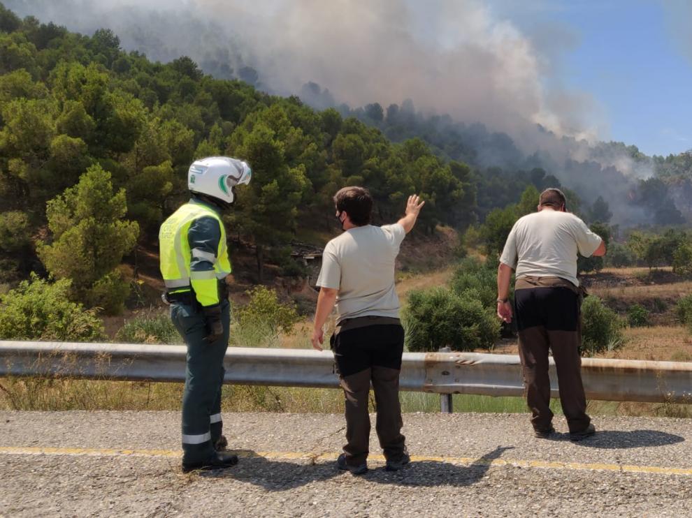 Incendio en Fraga