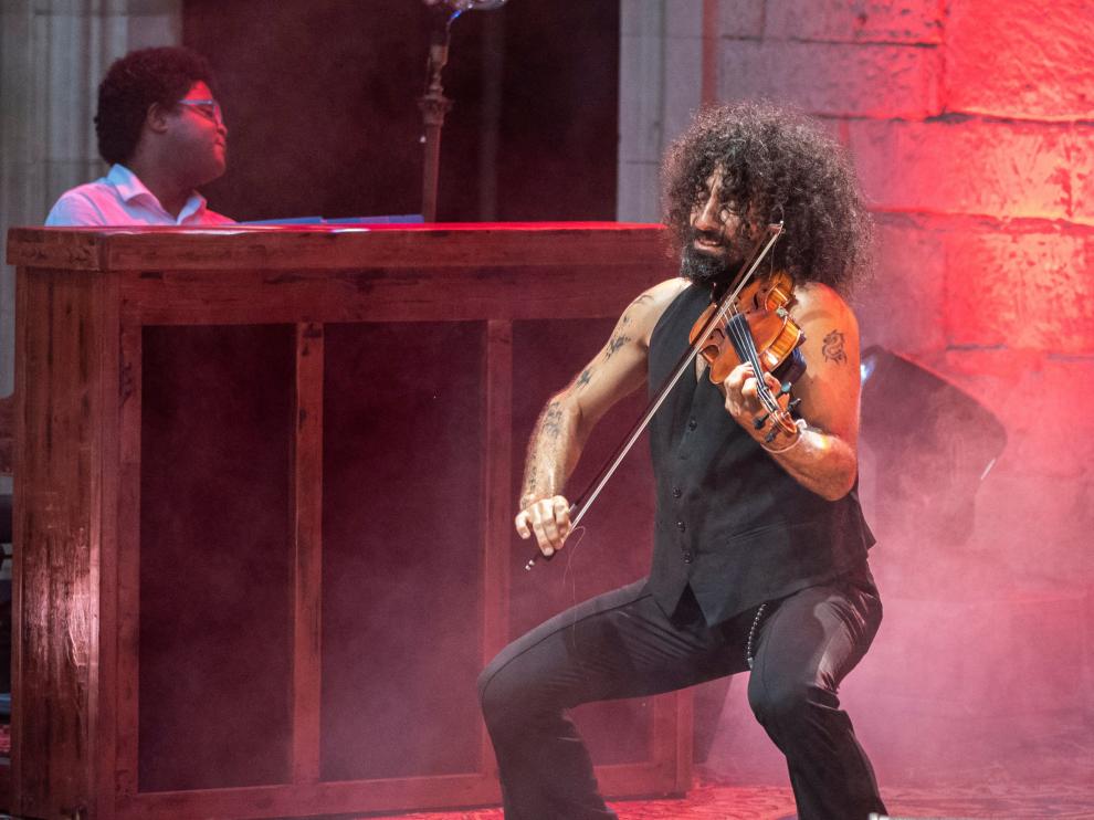 Malikian, en su actuación en el Palacio Real de la Almudaina de Palma de Mallorca la pasada semana.
