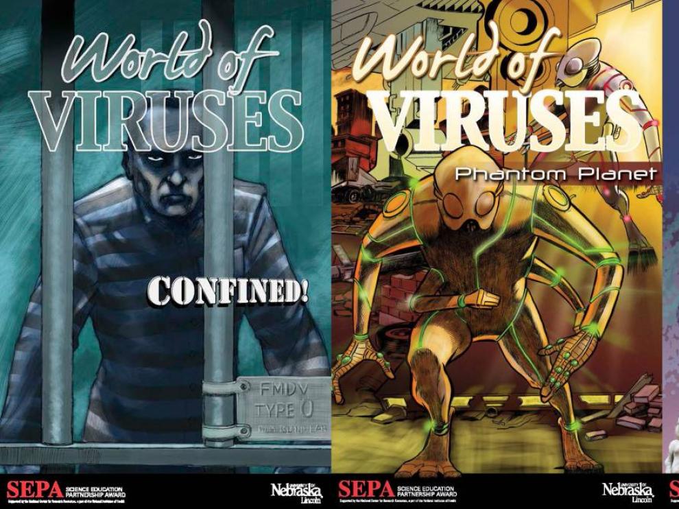 Novelas gráficas del proyecto ‘Mundo Virus’