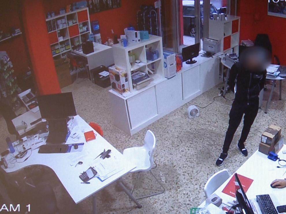 Imagen de uno de los hurtos