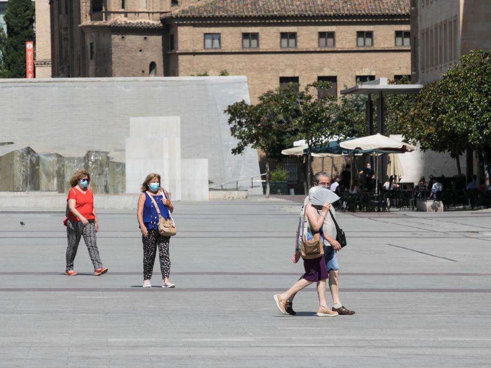 Ola de calor en Zaragoza