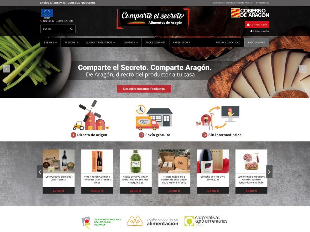 Página web de la iniciativa de promoción agroalimentaria.