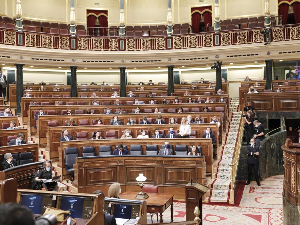 Un momento del pleno del Congreso.