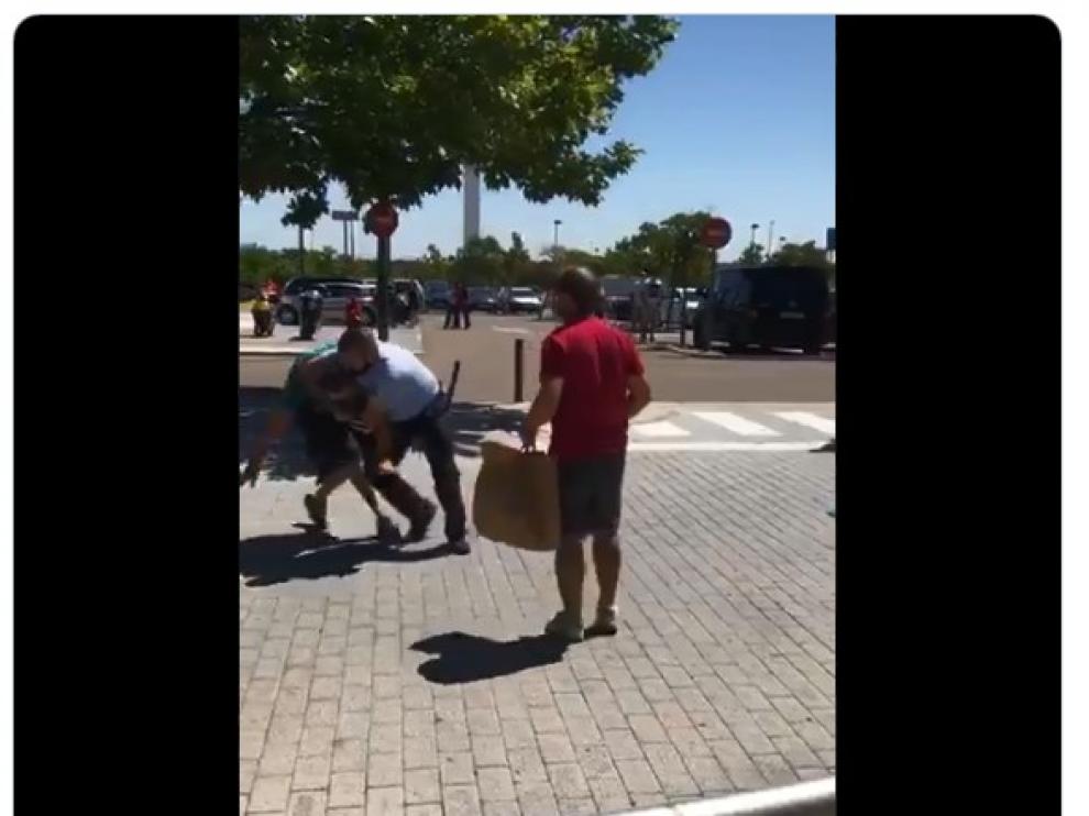 Una imagen del vídeo compartido en redes sociales.