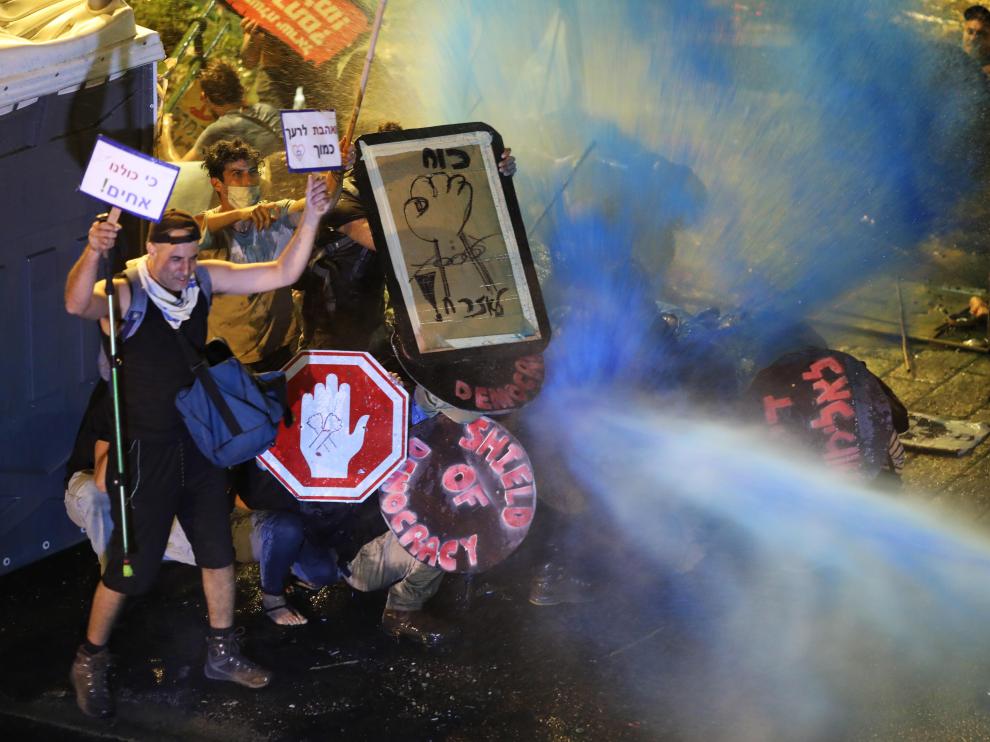Anti-Netanyahu protest in Jerusalem