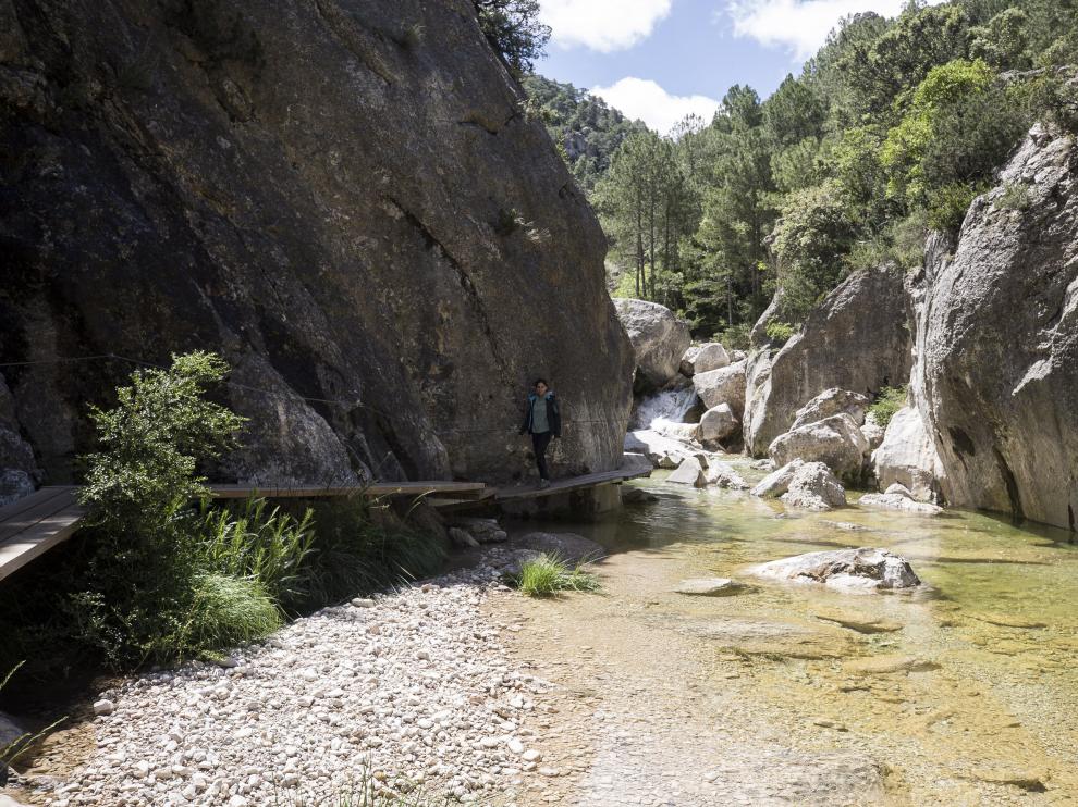 El Parrissal, un paraje característico de Los Puertos de Beceite.
