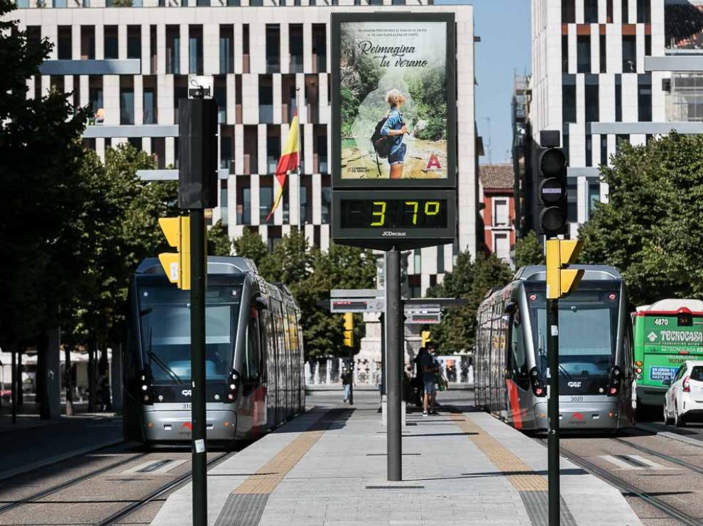 Calor en Zaragoza