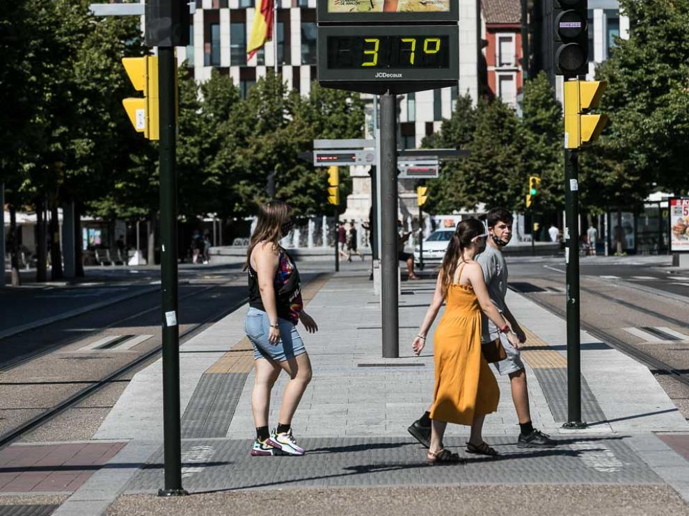Calor en Zaragoza