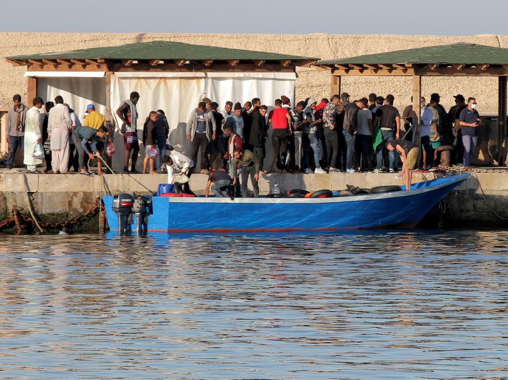 Crisis migratoria en Lampedusa