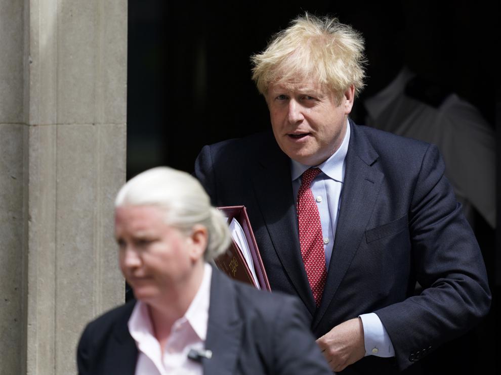 El primer ministro británico Boris Johnson
