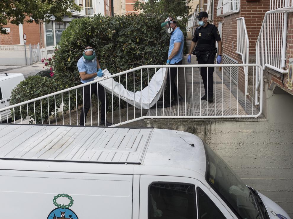La Sangre de Cristo trasladaba este martes el cadáver de la víctima.