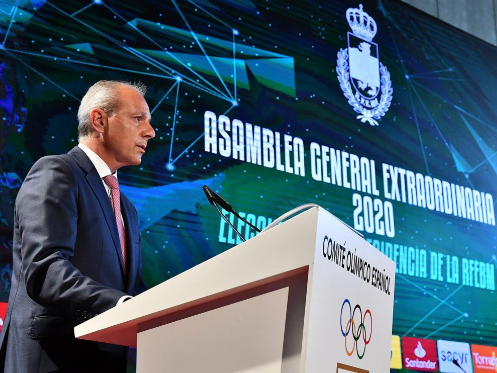 Francisco Blázquez, presidente de la Federación Española de Balonmano.