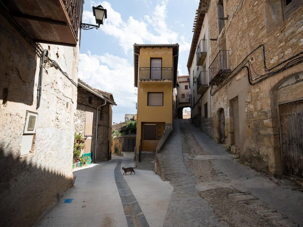 Foto de Fórnoles, municipio de la comarca del Matarraña
