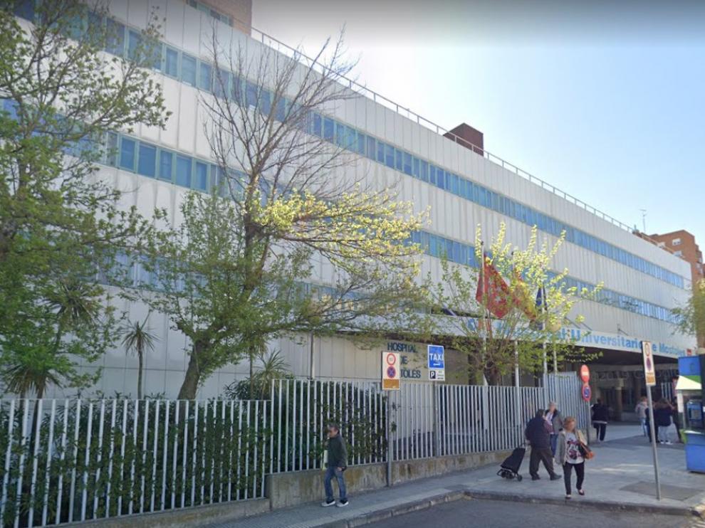 Vista general del Hospital Universitario de Móstoles, donde falleció el bebé.