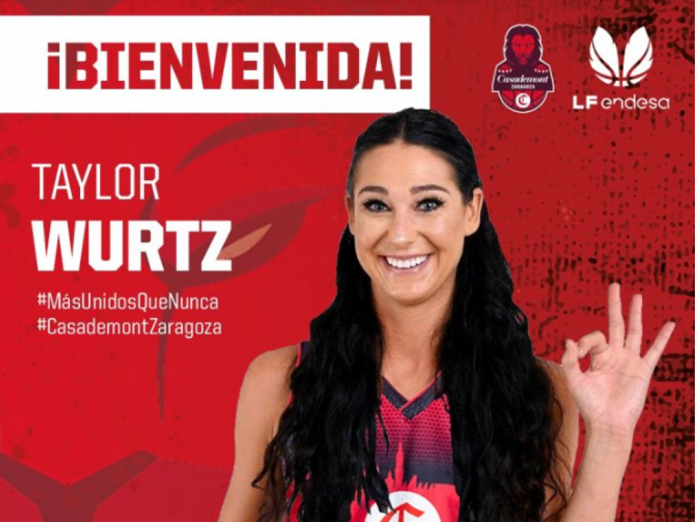 Taylor Wurth, nuevo fichaje del Casademont femenino