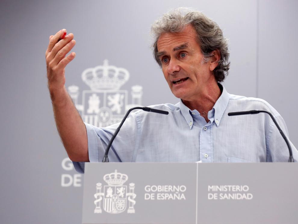 El director del Centro de Coordinación de Alertas y Emergencias Sanitarias, Fernando Simón