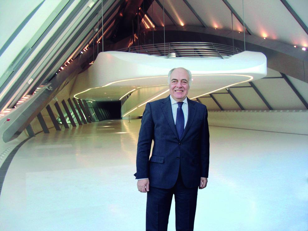 José Luis Rodrigo Escrig, director general de la Fundación Ibercaja que impulsa junto al Gobierno de Aragón el proyecto Mobility City.