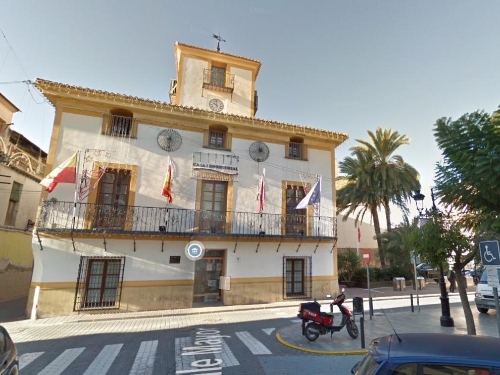 Plaza del Ayuntamiento de Archena, localidad donde han ocurrido los hechos.