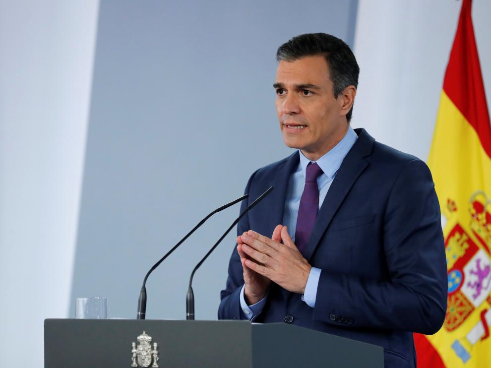 El presidente del Gobierno, Pedro Sánchez, ofrece la habitual comparecencia antes de las vacaciones.