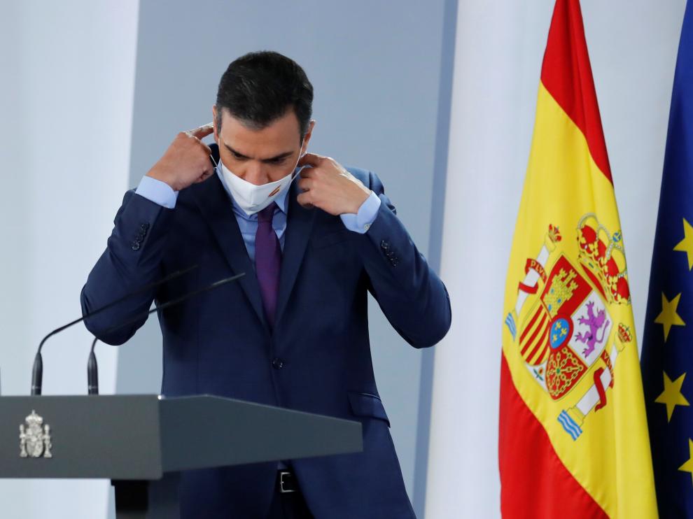 El presidente del Gobierno, Pedro Sánchez, ofrece la habitual comparecencia antes de las vacaciones.