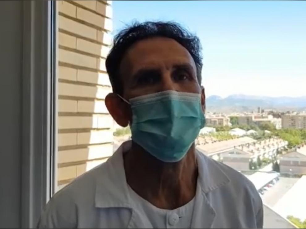 Juan Blas Pérez, director de Medicina Interna del hospital San Jorge de Huesca.