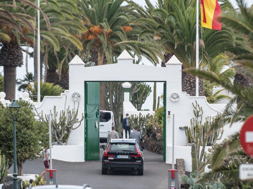 Pedro Sánchez llega a Lanzarote