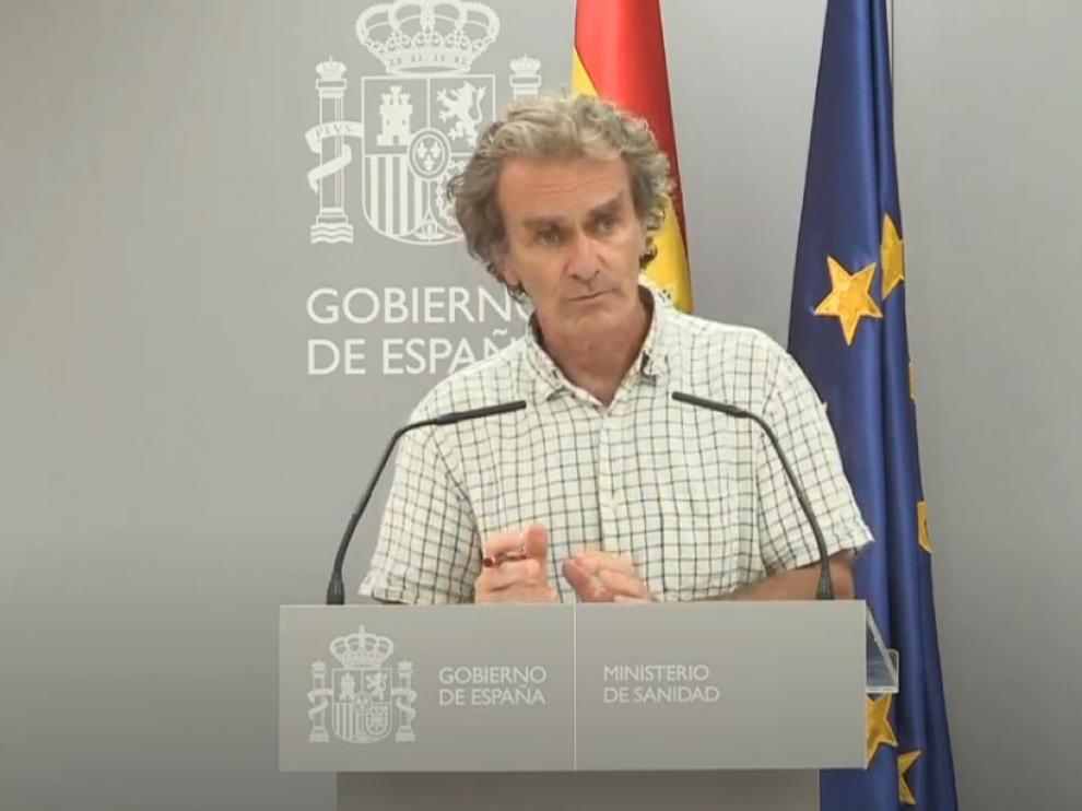 Fernando Simón comparece en rueda de prensa.