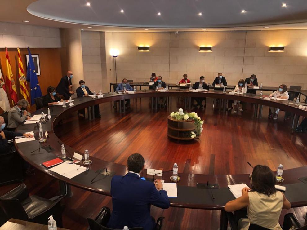 Imagen de la sesión del pleno de la DPH celebrada este jueves.