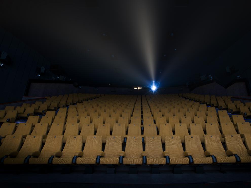 Una de las salas de los Cines Palafox.