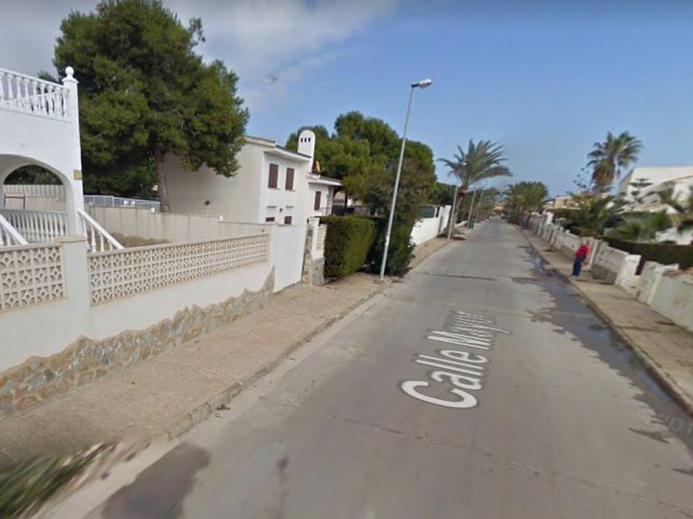 Calle Mayor, en Orihuela