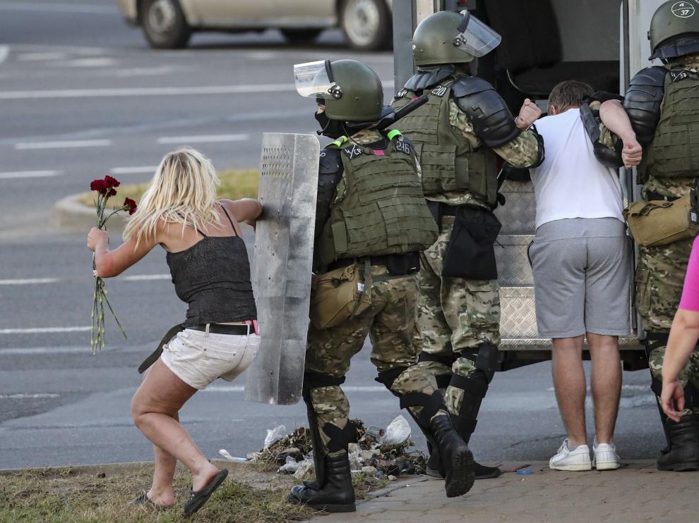 Protestas en Bielorrusia por los resultados electorales