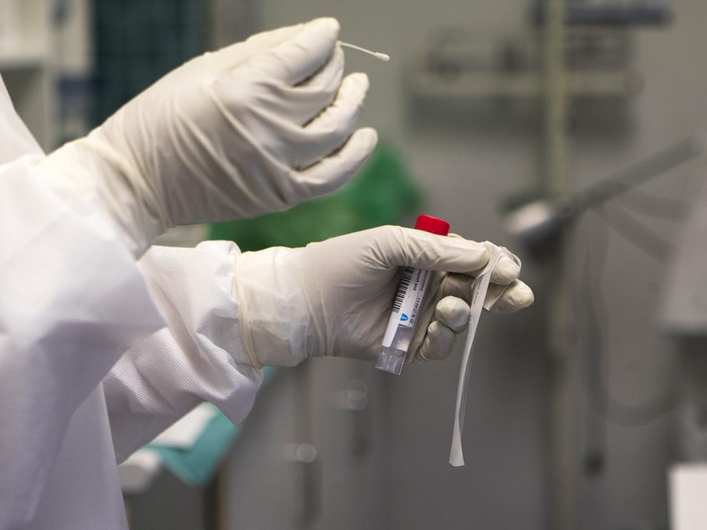 Pruebas PCR en el centro de Salud de San José