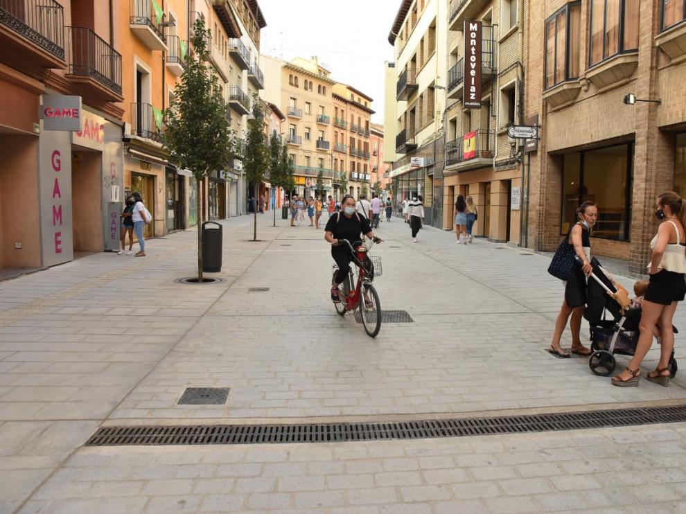 El Coso Bajo está ya completamente reurbanizado.