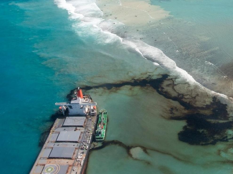 Desastre ambiental en Islas Mauricio