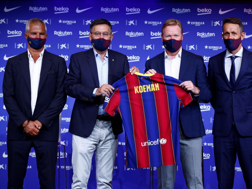 Presentacion Ronald Koeman nuevo entrenador FC Barcelona