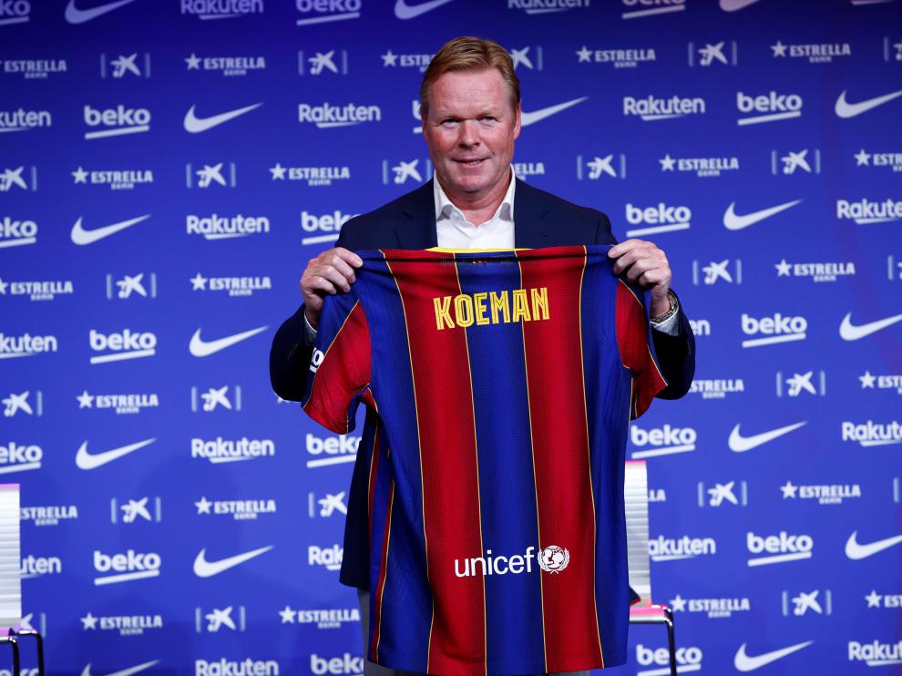 Presentacion Ronald Koeman nuevo entrenador FC Barcelona