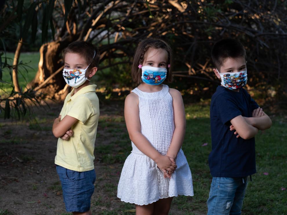 Urvina y Heraldo de Aragón ofrecen mascarillas infantiles con todas las garantías.