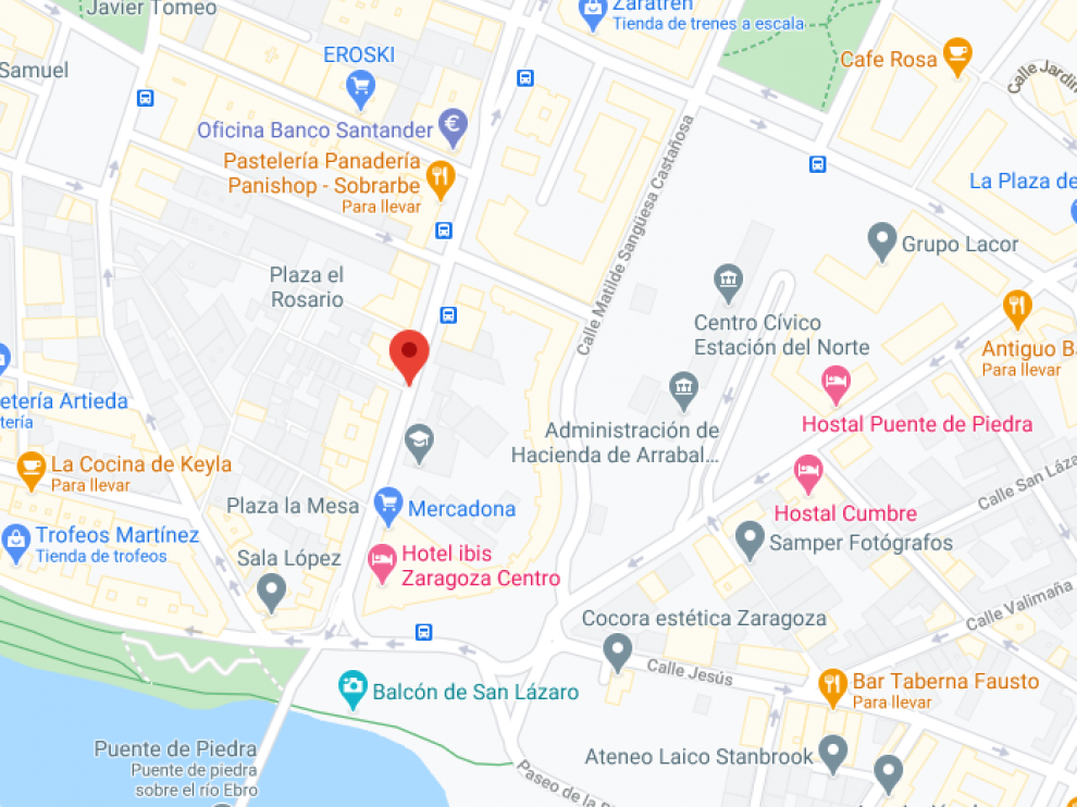 Los robos tuvieron lugar en la calle de Sobrarbe en Zaragoza.