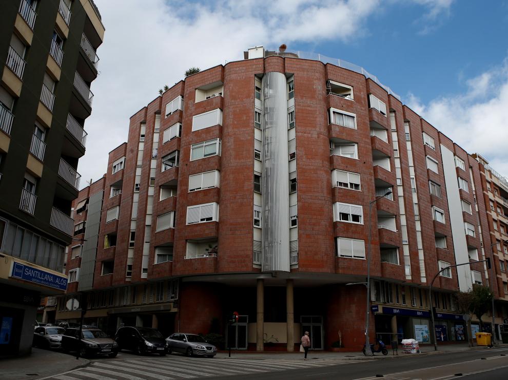 Inmueble donde los Mossos d'Esquadra han detenido al hombre en Tarrasa.