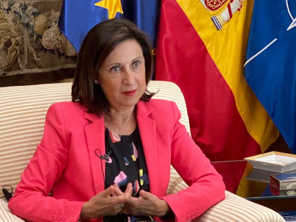Margarita Robles, el pasado 17 de agosto en el Ministerio de Defensa.