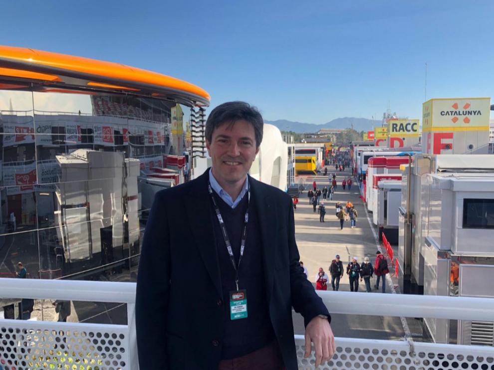 El presidente de la Federación Aragonesa de Automovilismo, y candidato a la Española, Ánchel Echegoyen