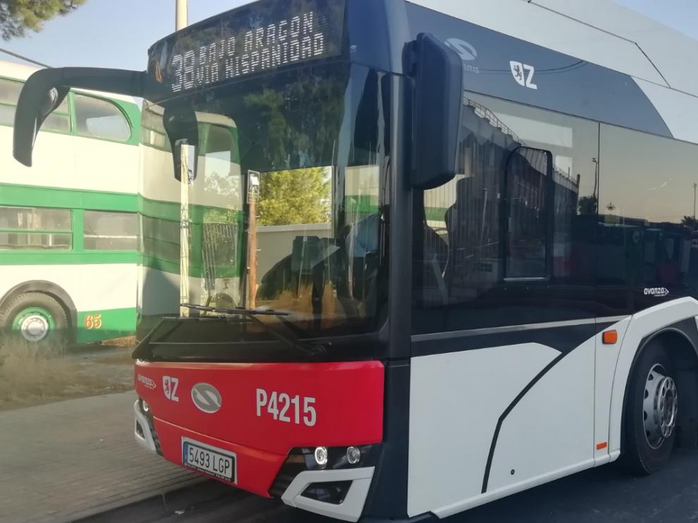 El autobús de la línea 38, en pruebas, este miércoles