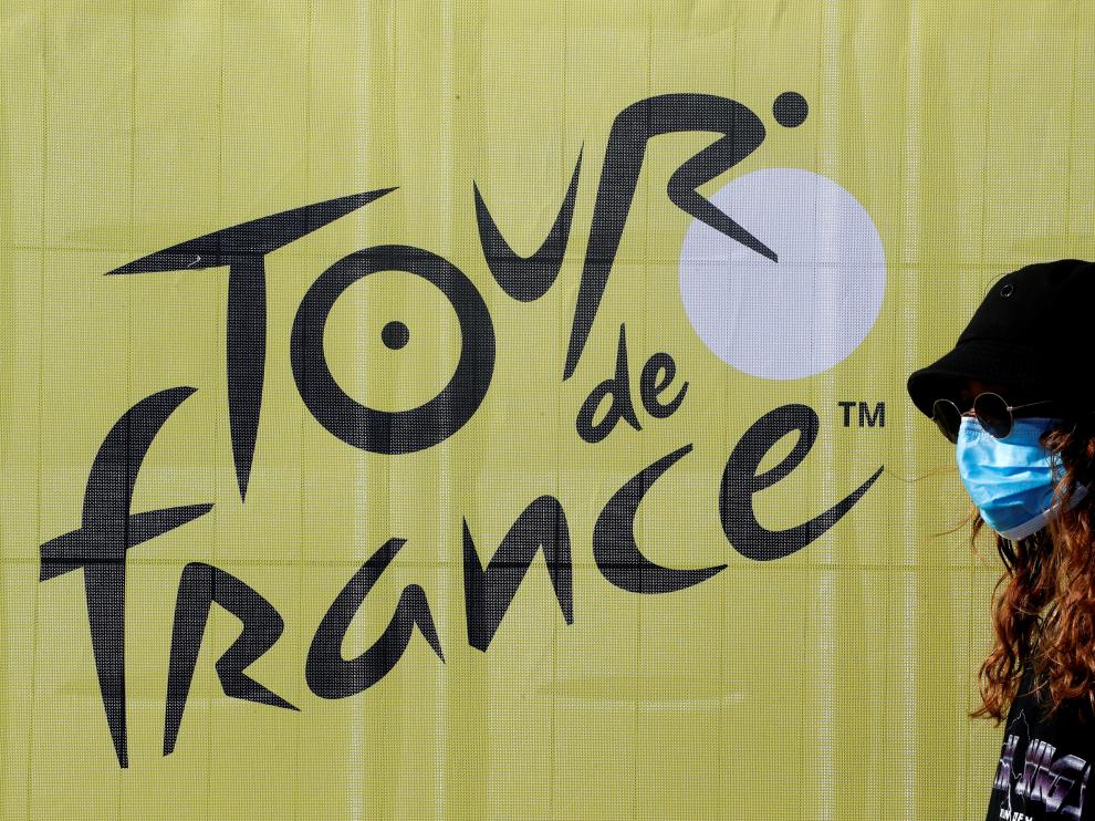 Preparativos del Tour de Francia en Niza