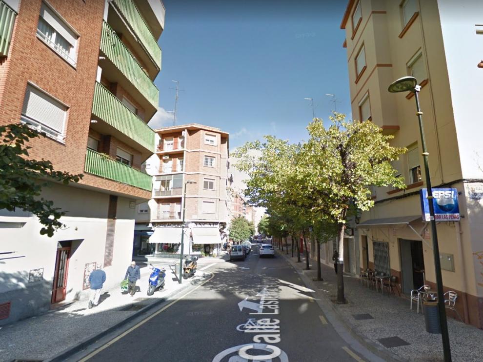 Una imagen de la calle de Lasierra Purroy, donde ocurrieron los hechos.