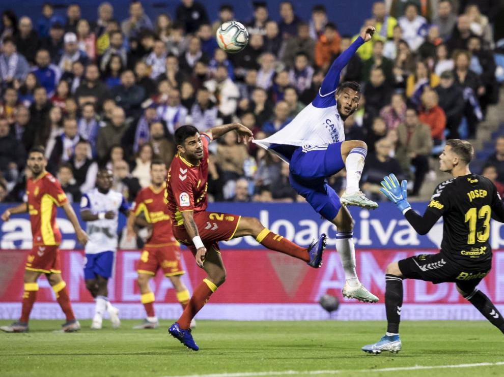 Imagen del Real Zaragoza-Las Palmas de la liga pasada, que ganó el equipo aragonés por 3-0 en noviembre.