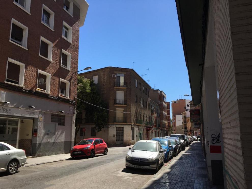 Calle Santiago Lapuente del barrio Jesús
