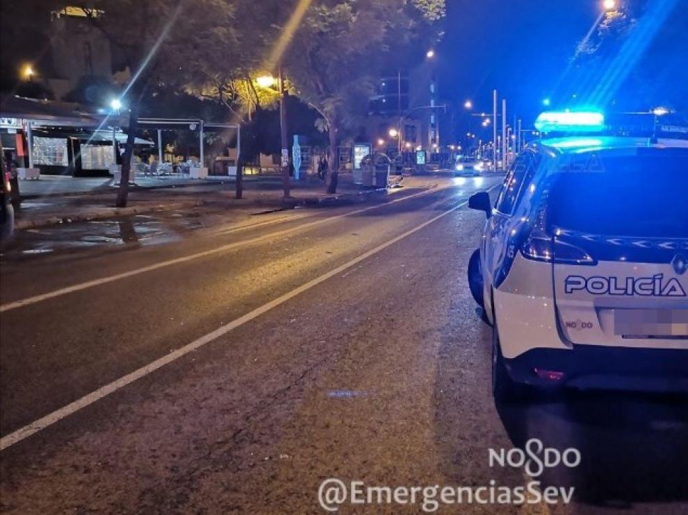 Un vehículo de la policía local de Sevilla.