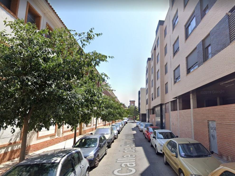 Una imagen de la calle de Joaquín Giral, en el barrio de Las Fuentes.