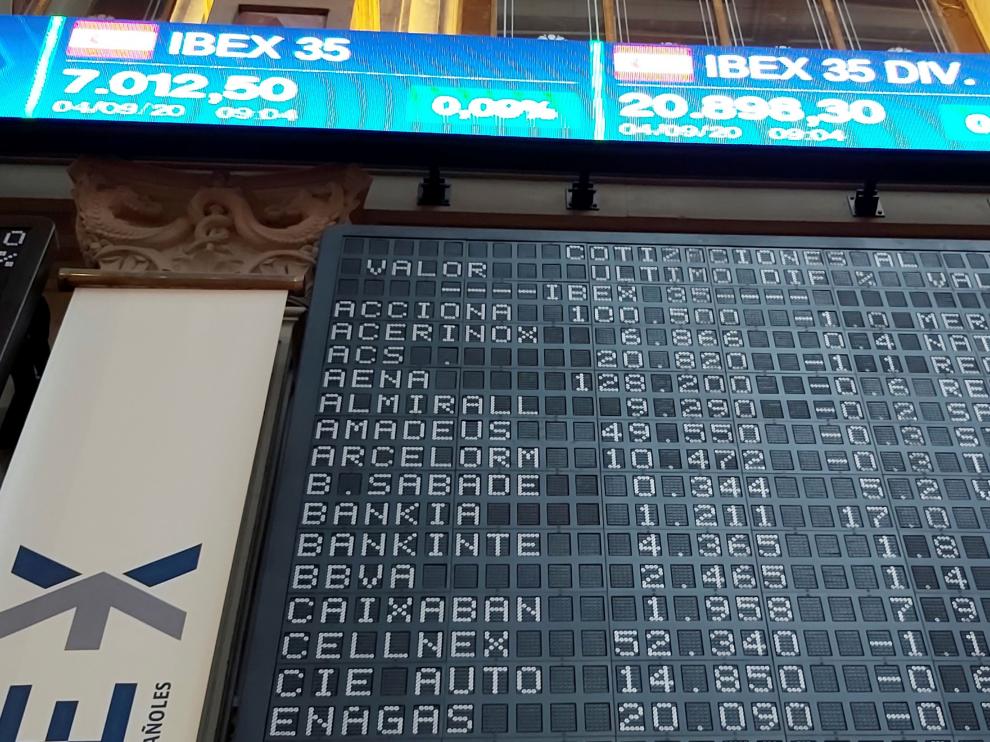 Apertura del Ibex con subidas en Bankia y Caixabank.